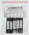 Набор LED0603-5-10 чип-светодиодов типоразмера 0603