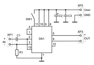 Tda1516bq схема усилителя