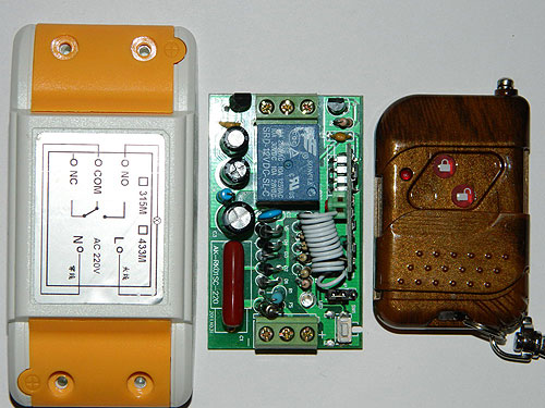 Модуль RMC061. Выключатель дистанционный на радиочастоте RC-1-220-RK-01S-KP2