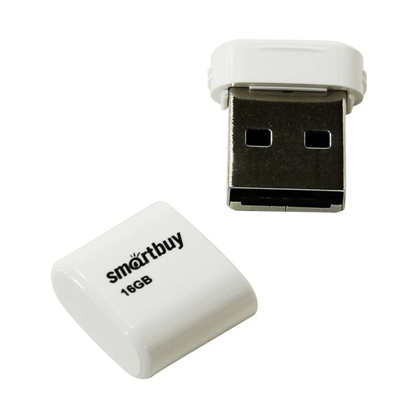 USB накопитель 16GB SMARTBUY LARA White