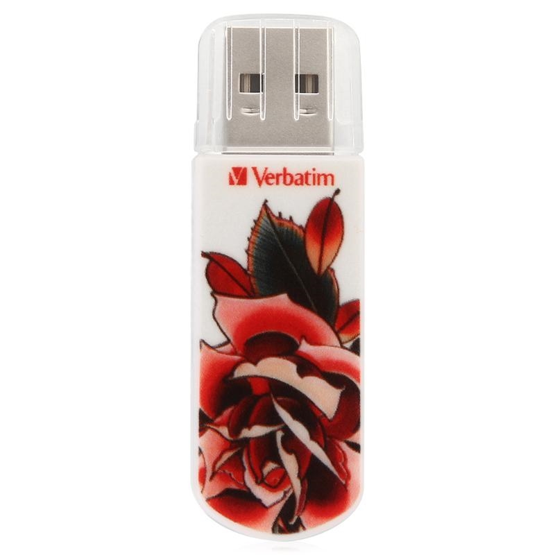 USB  8GB VERBATIM Mini Tattoo Edition Rose