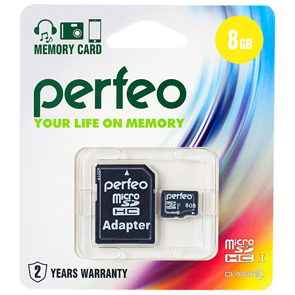  micro SDHC 8GB class10 PERFEO ( SD)