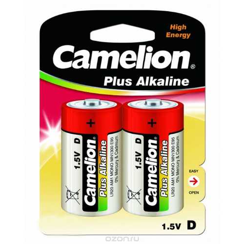   CAMELION Plus Alkaline LR20 BL-2