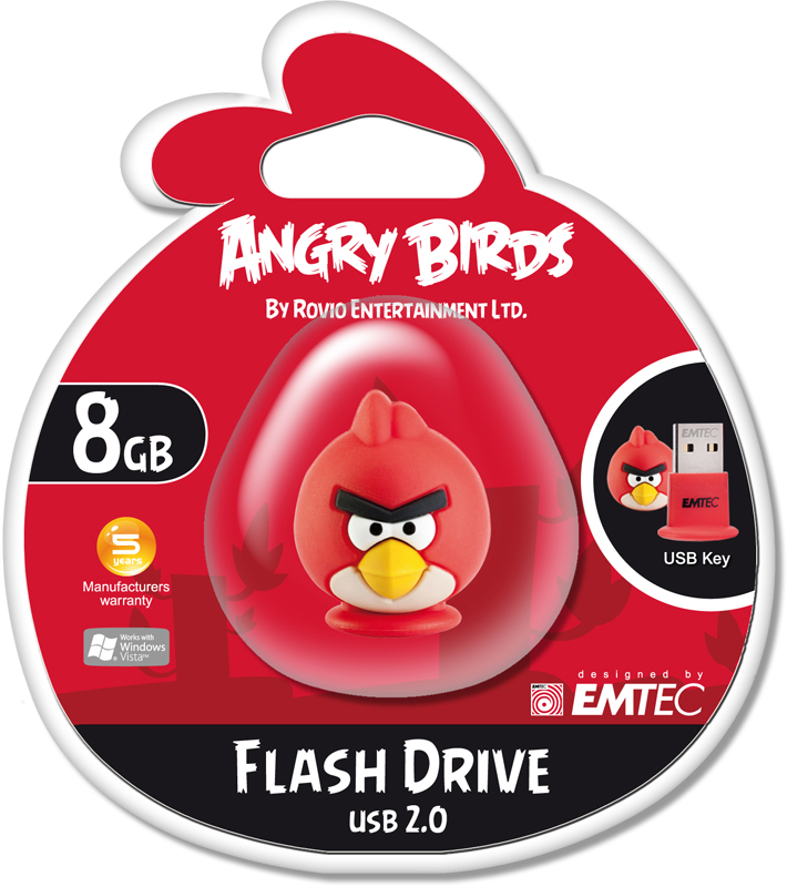 USB  8GB Red Birds
