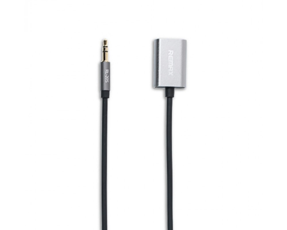 REMAX 3.5mm Share Jack Cable 0.25m grey (RL-20S)