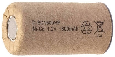 D-SC1600HP INDUSTRIAL ( ) (NiCd 1600mAh 23.043.0mm)