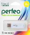 USB  8GB PERFEO C03 White (PF-C03W008)
