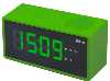 Радиобудильник RITMIX RRC-1212 Green (цифровой дисплей 30мм (высота цифр), радио FM: 87.5-108МГц)