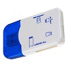PERFEO PF-VI-R010 Blue. Картридер SD/MMC+Micro SD+MS+M2. СИНИЙ