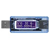 Тестер тока и напряжения KWS-V21 USB Current Voltage Ampermeter (1USB-гнездо позволяет измерить нагрузочную способность USB-порта)