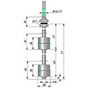 Поплавковый герконовый датчик уровня жидкости (250 мм)