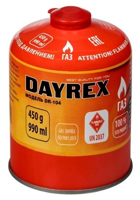 Газовый баллон DAYREX-104 (450 гр.)