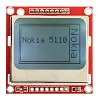 Дисплеи и индикаторы для ARDUINO : LCD, LED, TFT: Модуль RC015R. Монохромный дисплей Nokia 5110, 84x48 px. на PCD8544. КРАСНЫЙ