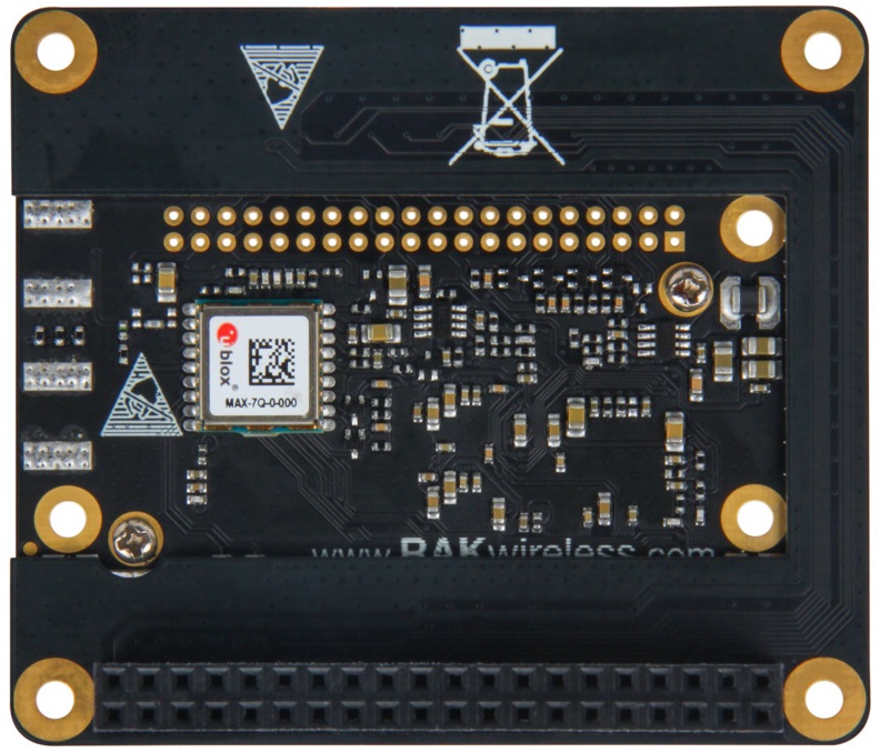RAK2245 Pi HAT. 8-канальный LoRa-концентратор EU868 с GPS для Raspberry Pi