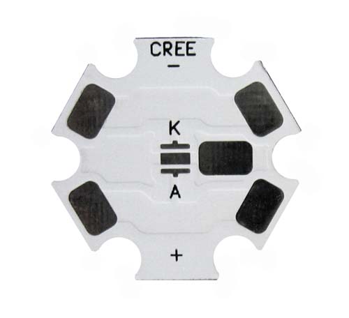 Радиатор светодиода Монтажная плата для светодиодов CREE XB STAR