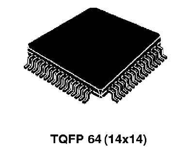 Микроконтроллер ATMega64-16AI SMD