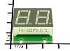 EK-SHD0028G - Двухразрядный светодиодный семисегментный дисплей со сдвиговым регистром, зеленый