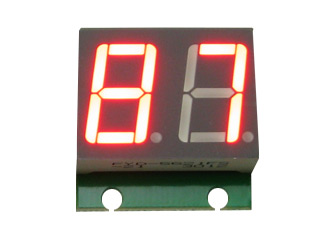 SHD0028R - Двухразрядный светодиодный семисегментный дисплей со сдвиговым регистром, красный