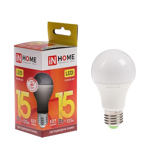 ����� E27 15W 3000� (������ �����) A60 IN HOME