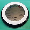 Термометр цифровой с датчиком влажности комнатный (черный)