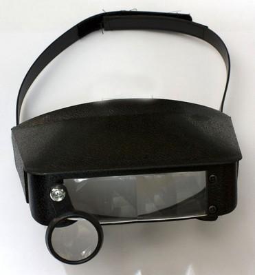 Бинокулярные очки MG81006 с дополнительными линзами, откидываются внутрь.