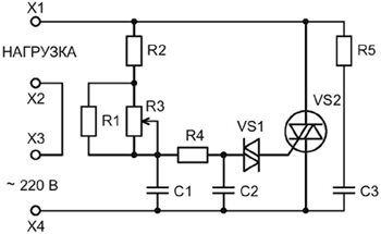Схема регулятора напряжения 220в 4000вт