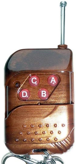 Пульт к RMC042. PDU4-1 4 кнопки для систем дистанционного управления