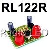 Радиоконструктор RL122R. Светодиодная мигалка. КРАСНАЯ