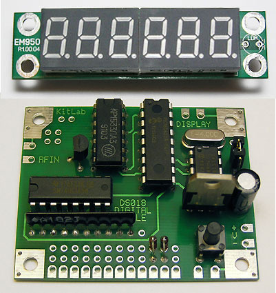 Частотомеры и цифровые шкалы: DS018A. Цифровая шкала/частотомер для трансивера. До 50 МГц