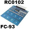 Модуль RC0102. FC-93. Сенсорная клавиатура 8 кнопок на TTP226
